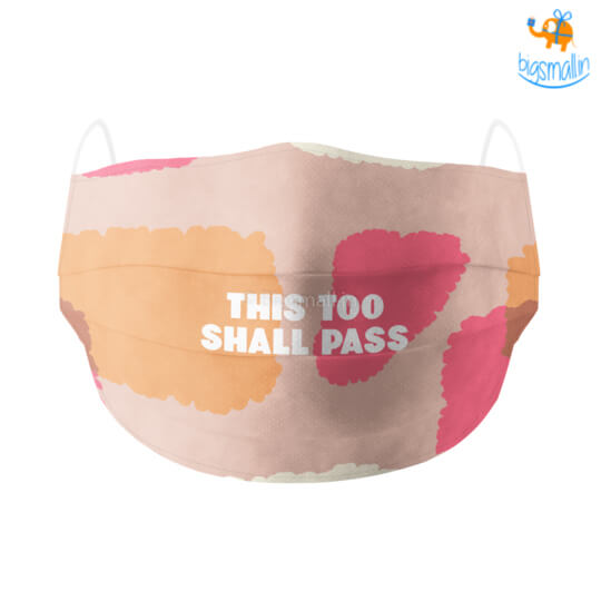 This Too Shall Pass Cotton Mask With Filter