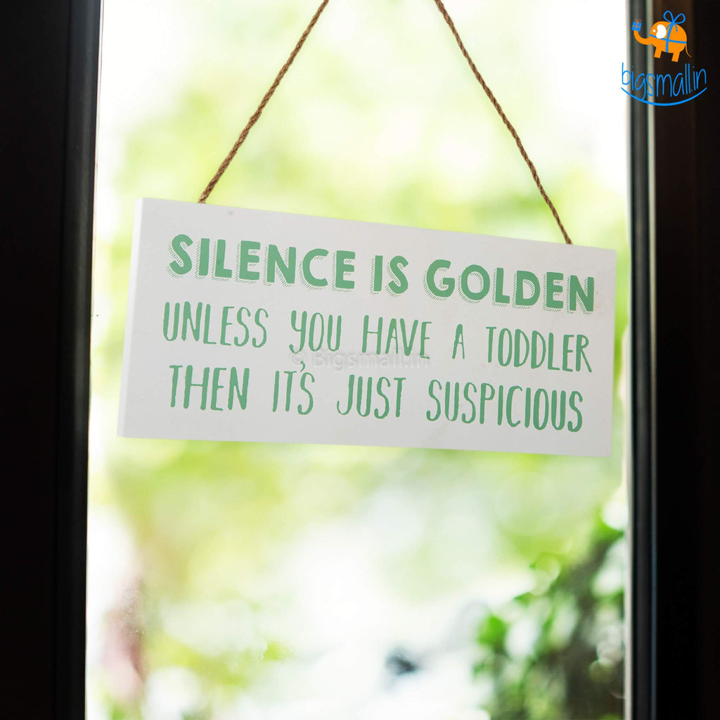 Toddler Alert Hanging Board