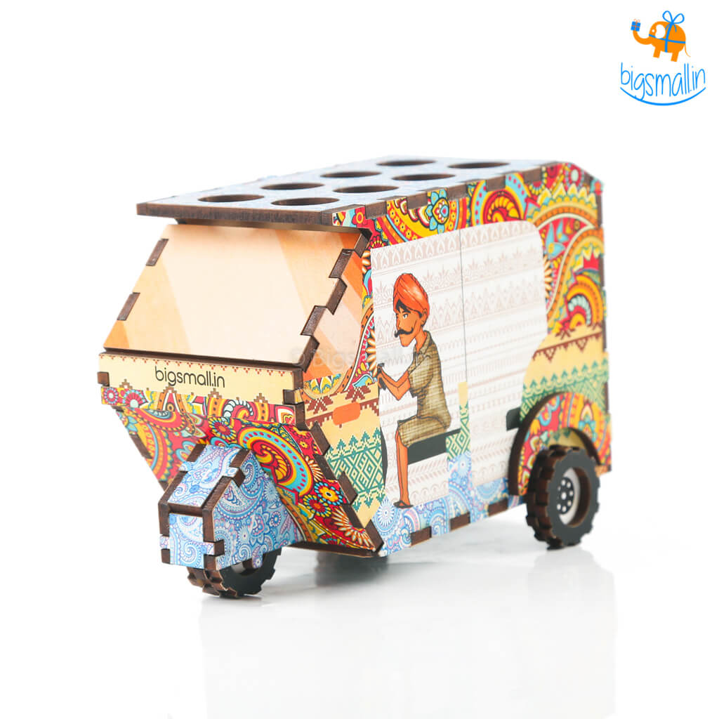 Pop Art Rickshaw Pen Stand