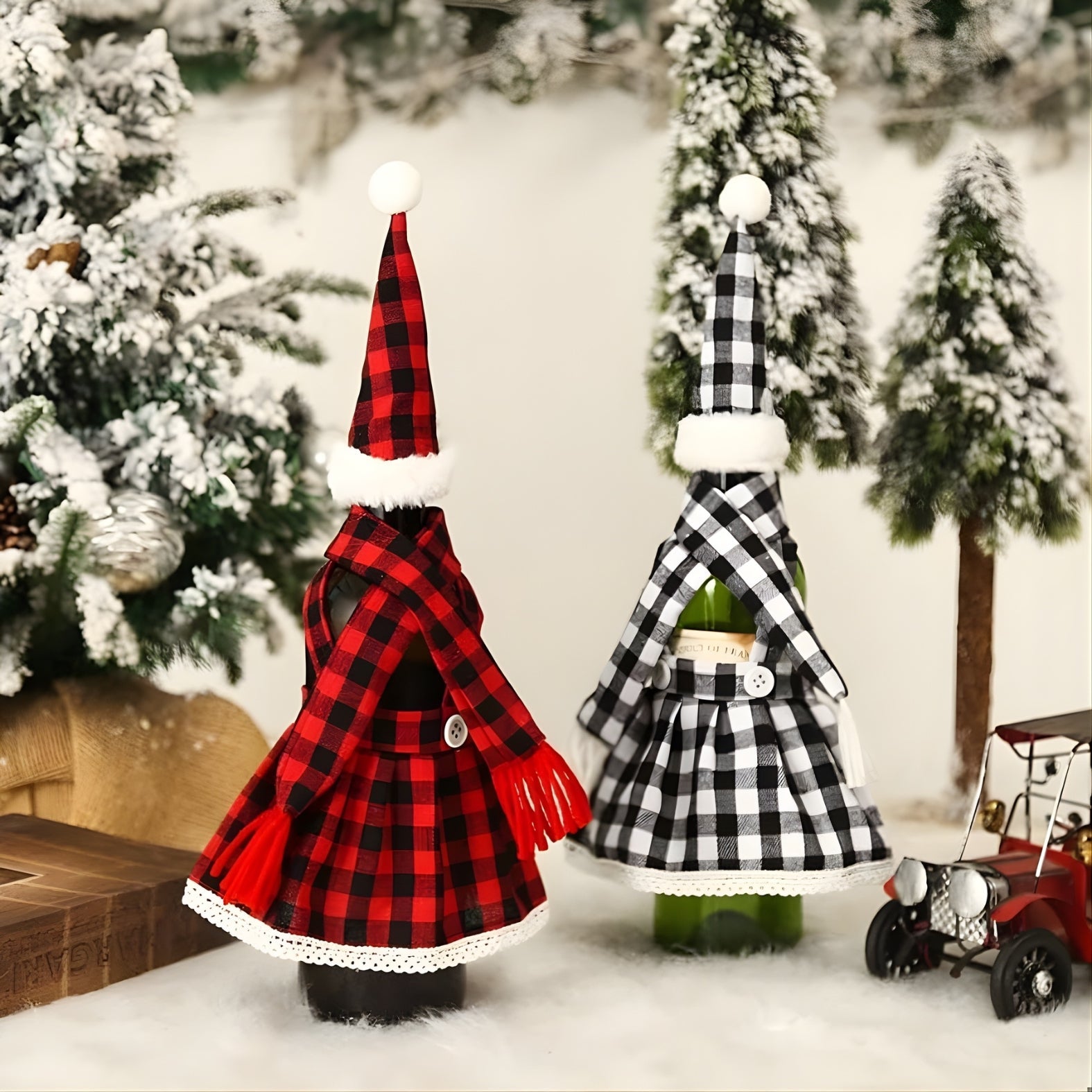 Set of 2 Wine bottle cover