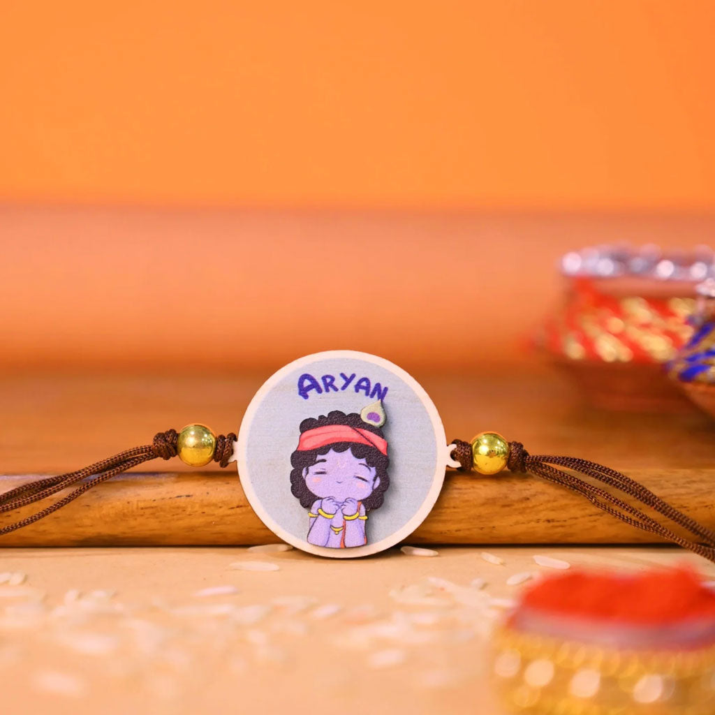 Personalised Krishna Rakhi