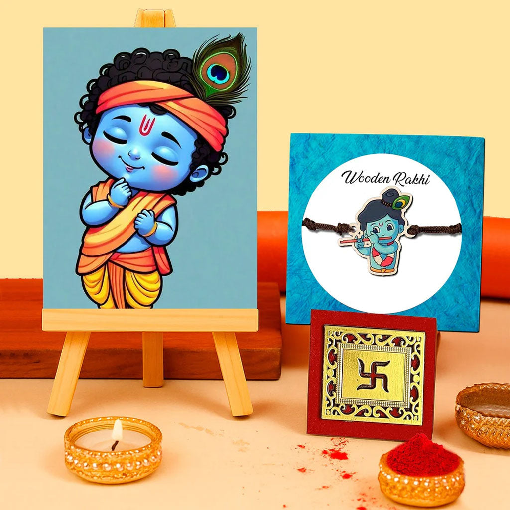 Little Krishna Rakhi Hamper