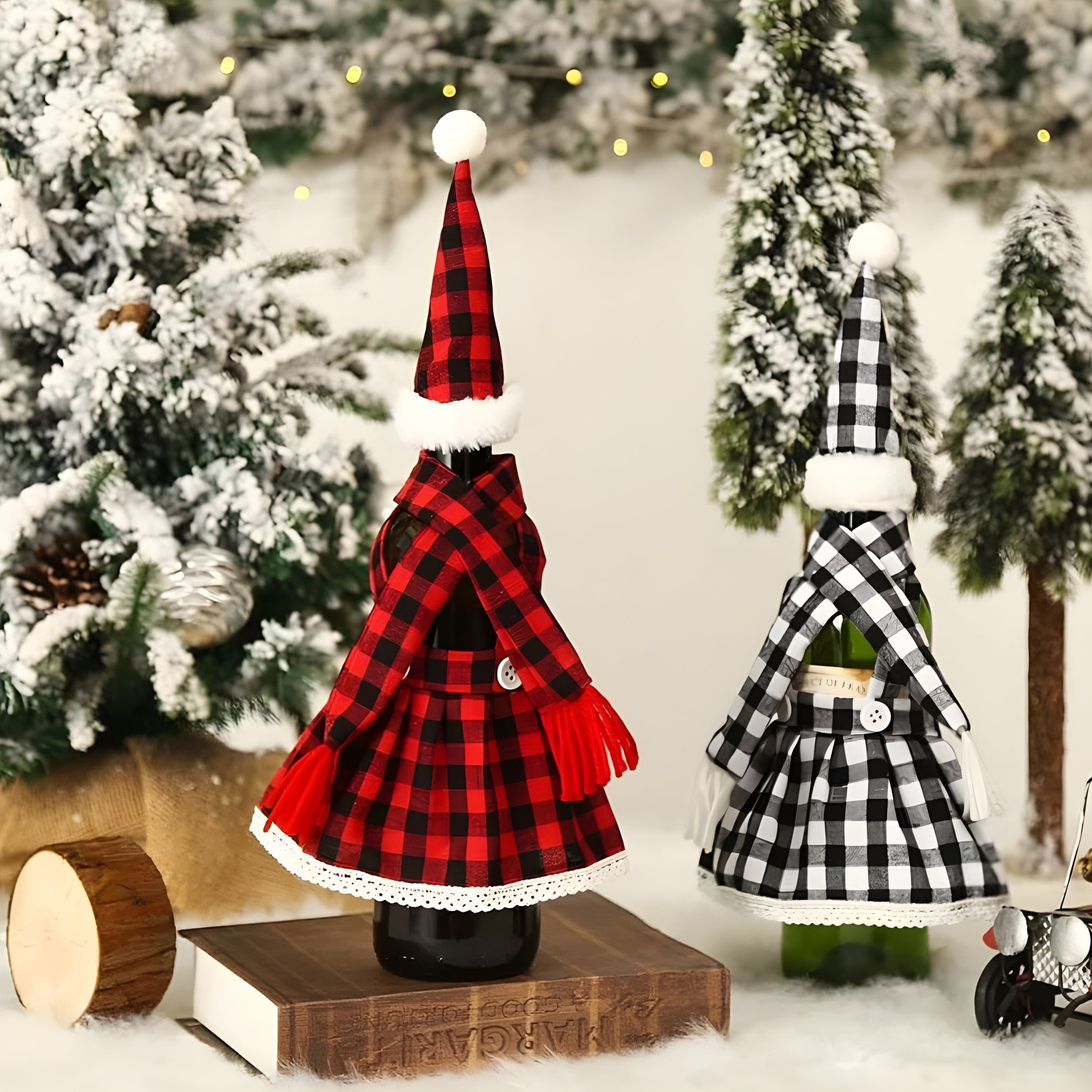 Set of 2 Wine bottle cover