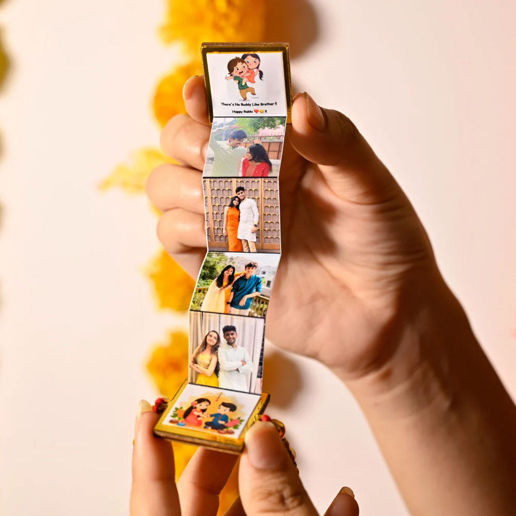 Personalised Photo Pop-Up Rakhi