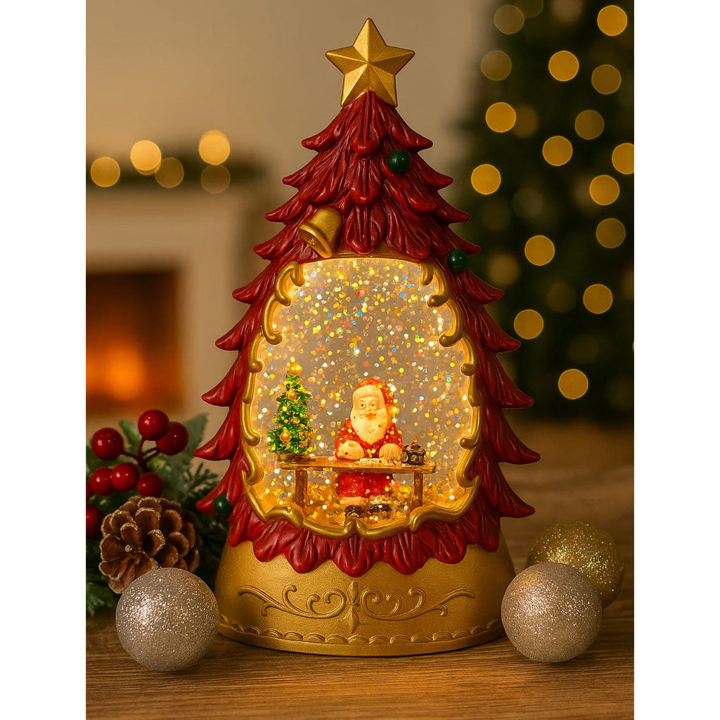 LED Santa Christmas Tree Lantern