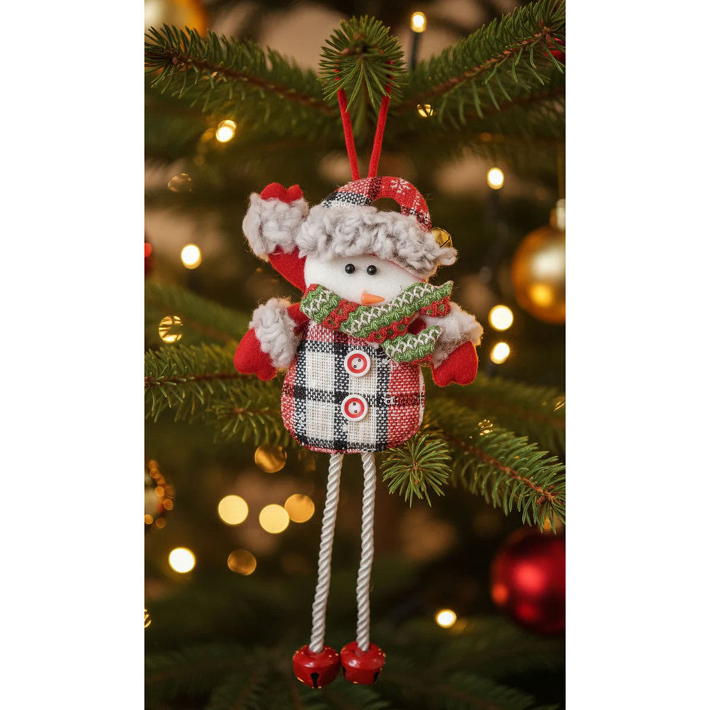 Set of 3 Christmas Ornaments – Santa, Reindeer & Snowman