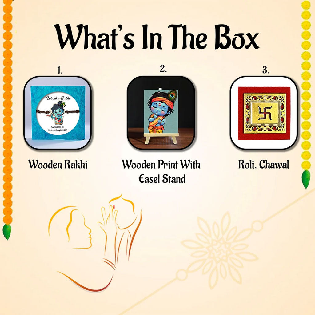 Little Krishna Rakhi Hamper