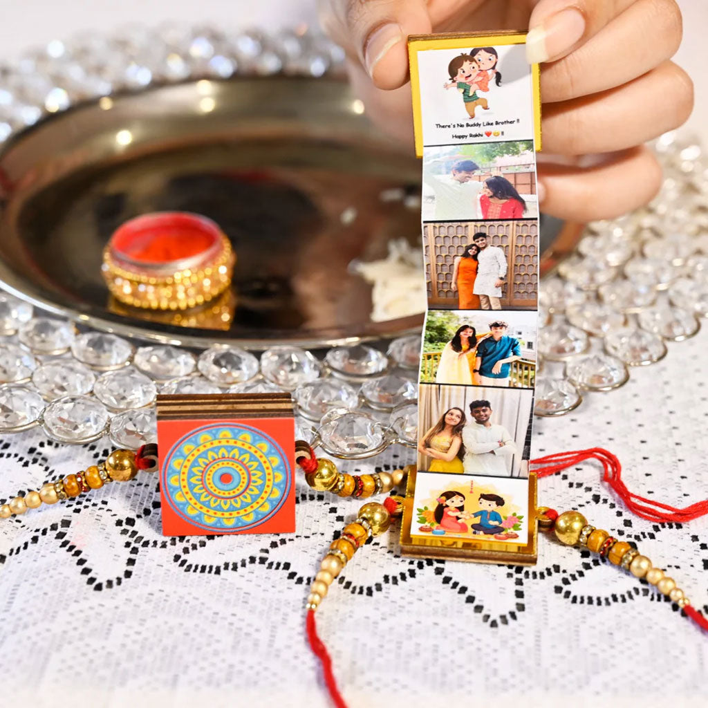 Personalised Photo Pop-Up Rakhi