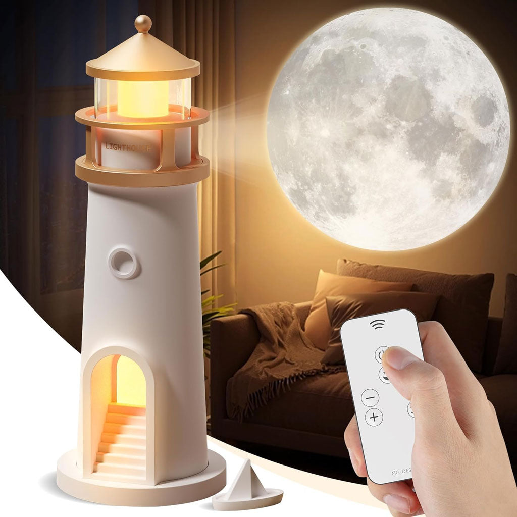Lighthouse Lamp with Projector